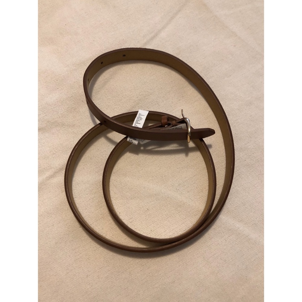 🍊Brown skinny belt